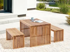 Sale Beliani BELLANO 105 cm Legno d'acacia Marrone