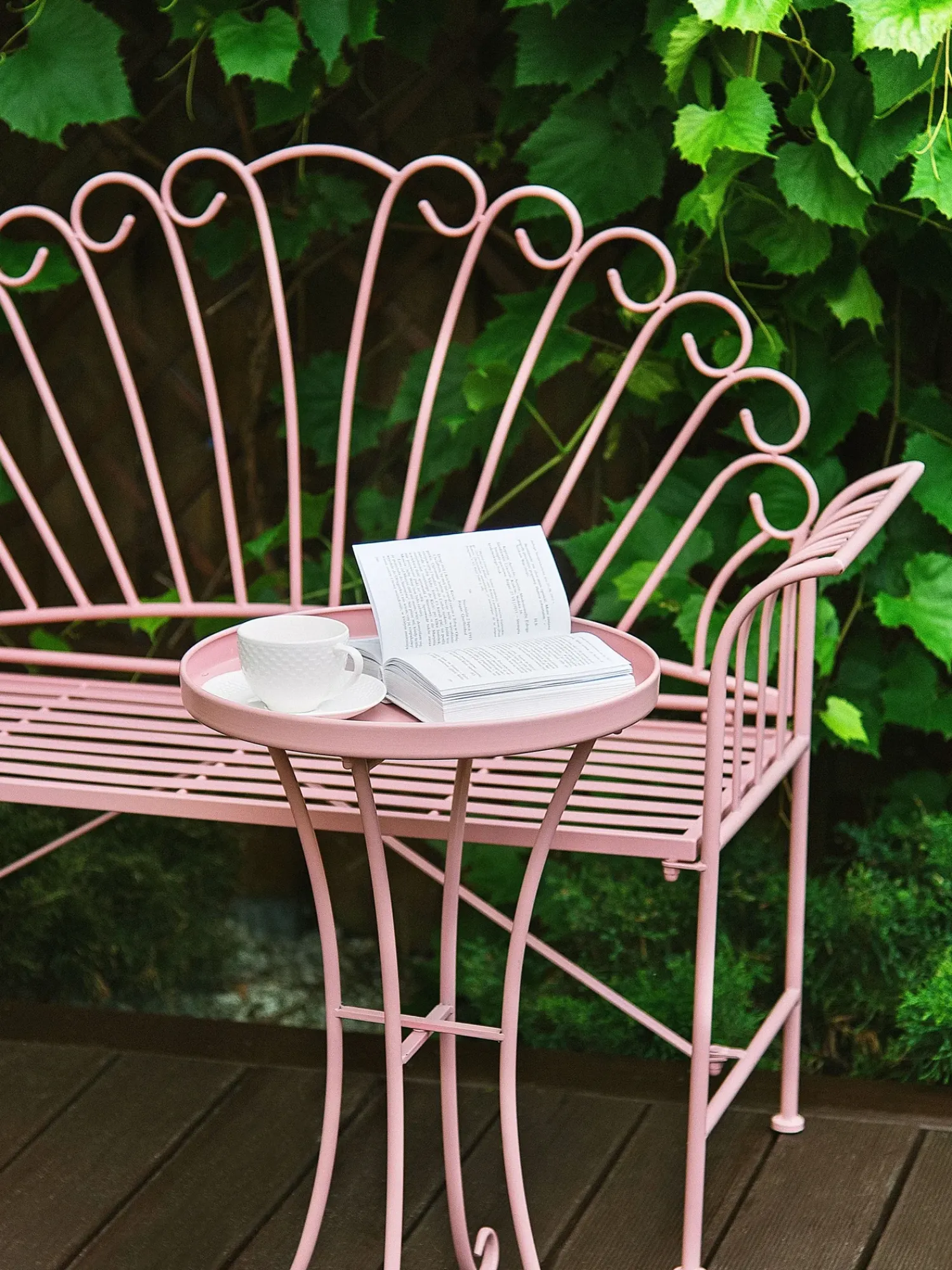 Best Beliani CAVINIA 125 cm Metallo Rosa