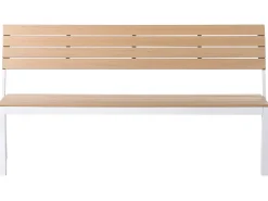Outlet Beliani COMO 174 cm Beige Bianco Beige