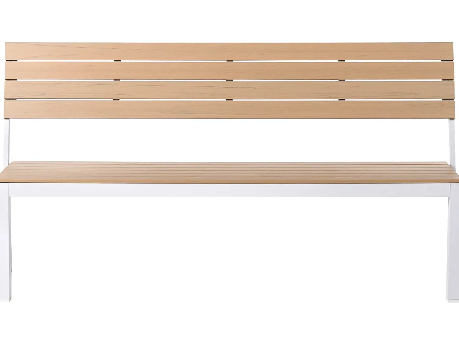 Outlet Beliani COMO 174 cm Beige Bianco Beige