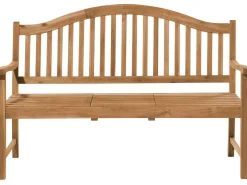 Best Beliani Panchina da giardino HILO 150 cm Legno d'acacia Marrone