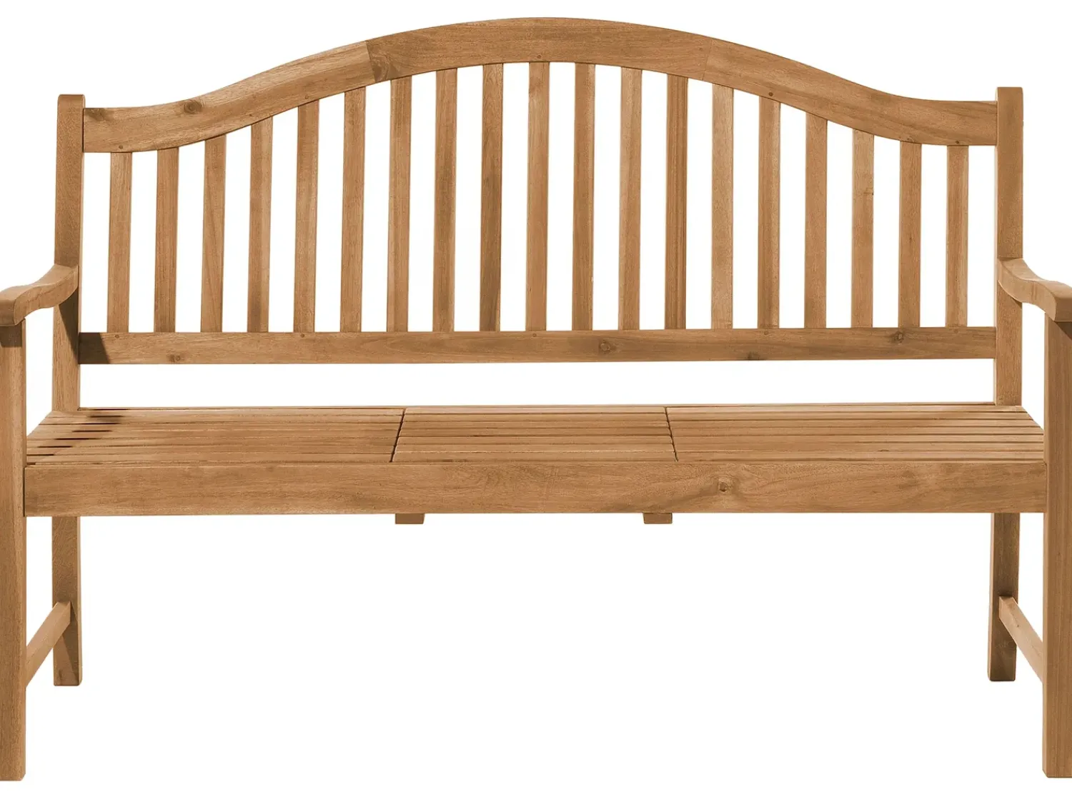 Best Beliani Panchina da giardino HILO 150 cm Legno d'acacia Marrone