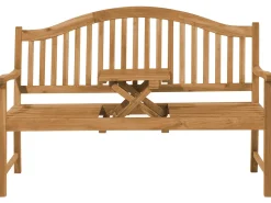 Best Beliani Panchina da giardino HILO 150 cm Legno d'acacia Marrone