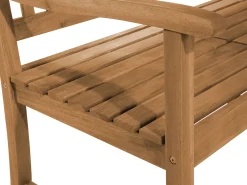 Best Beliani Panchina da giardino HILO 150 cm Legno d'acacia Marrone