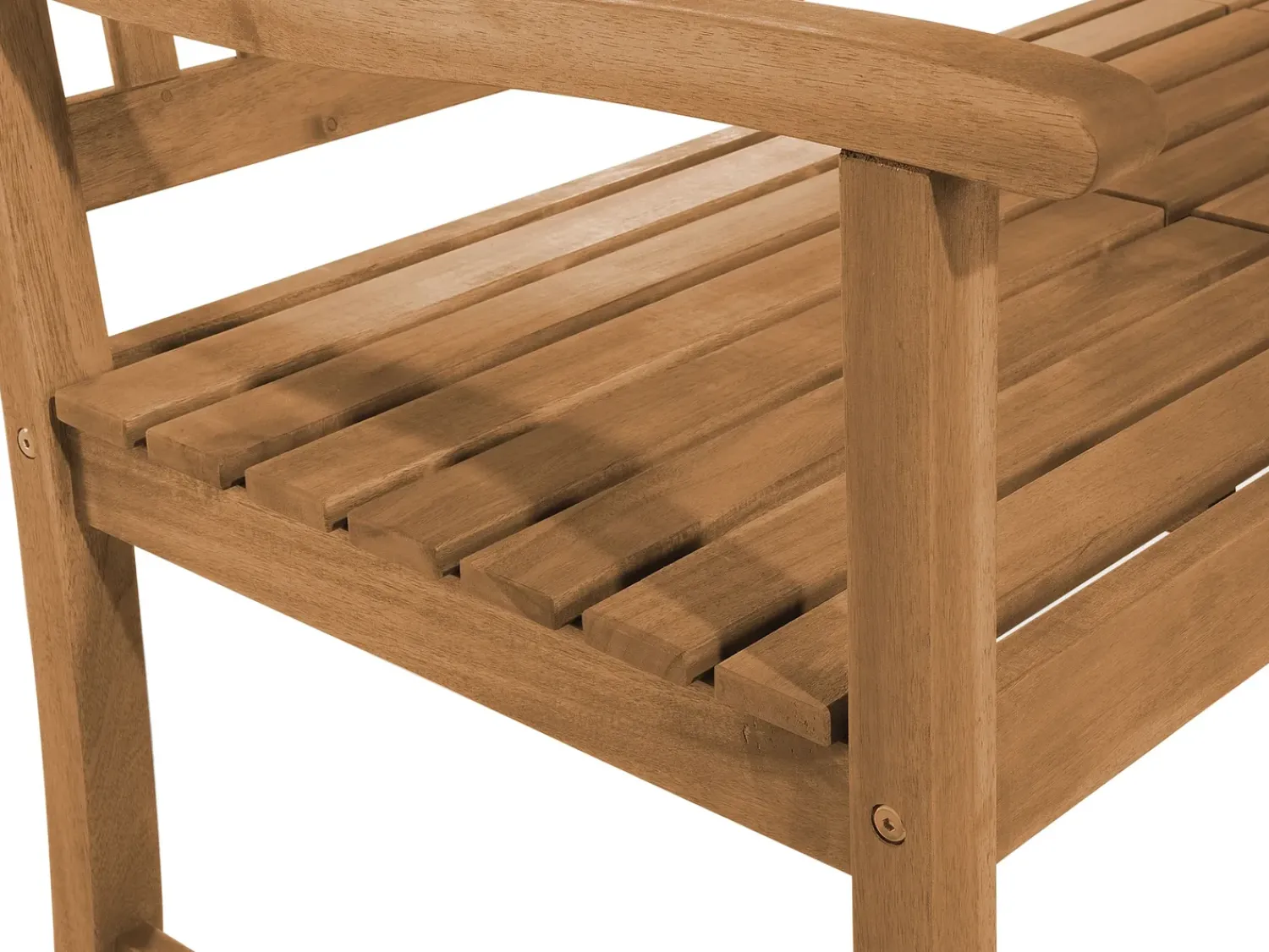 Best Beliani Panchina da giardino HILO 150 cm Legno d'acacia Marrone