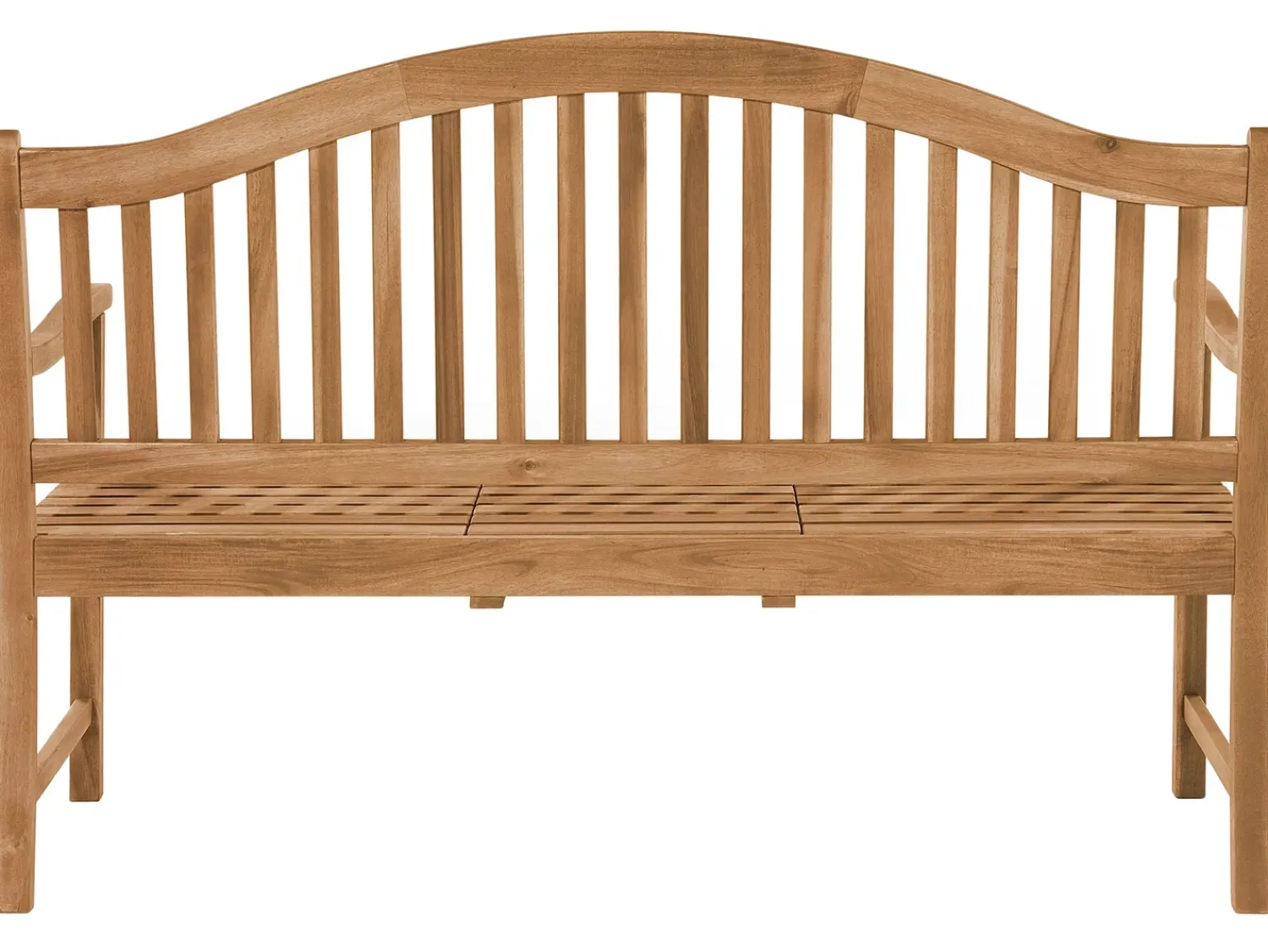 Best Beliani Panchina da giardino HILO 150 cm Legno d'acacia Marrone