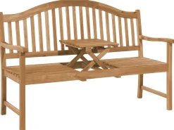 Best Beliani Panchina da giardino HILO 150 cm Legno d'acacia Marrone