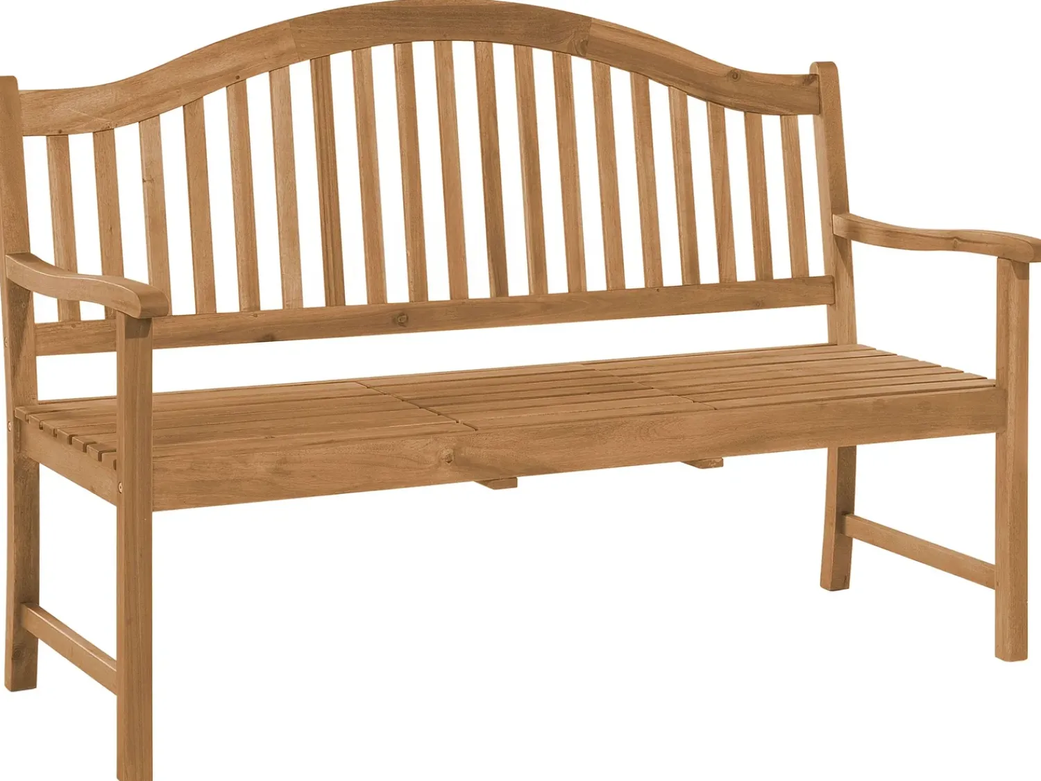 Best Beliani Panchina da giardino HILO 150 cm Legno d'acacia Marrone