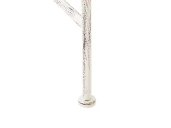 Hot Beliani Panchina da giardino MILAZZO 130 cm Metallo Bianco