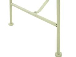 Beliani Panchina da giardino MILAZZO 130 cm Metallo chiaro Verde