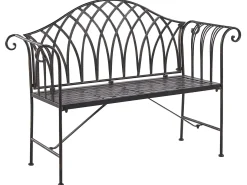Sale Beliani Panchina da giardino MILAZZO 130 cm Metallo Nero