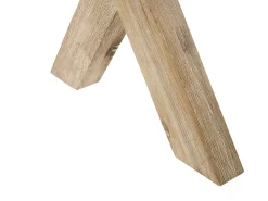 New Beliani Panchina da giardino OLBIA 200 cm Cemento Grigio Marrone Grigio