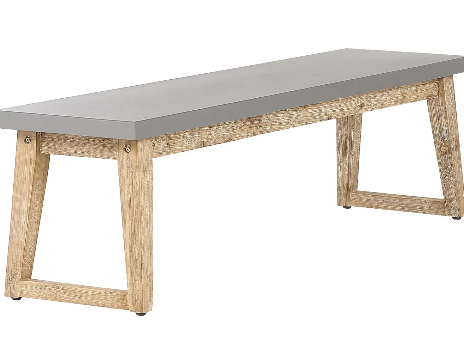 Best Beliani ORIA 160 cm Cemento Grigio Marrone Grigio