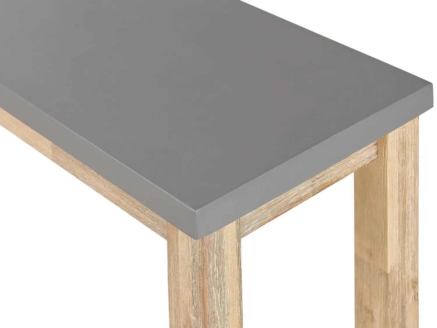 Outlet Beliani OSTUNI 160 cm Cemento Grigio Marrone Grigio