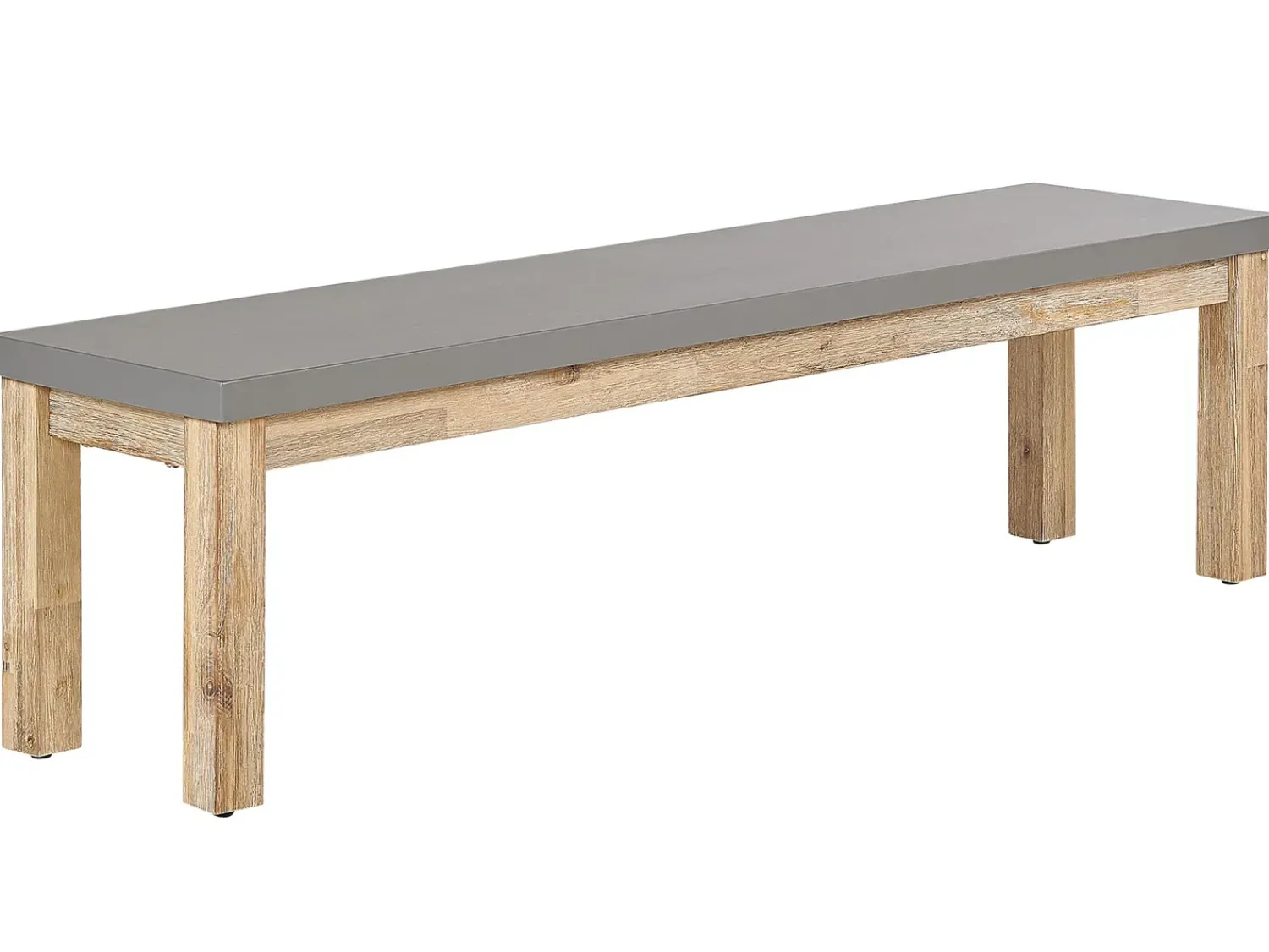 Outlet Beliani OSTUNI 160 cm Cemento Grigio Marrone Grigio