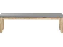 Outlet Beliani OSTUNI 160 cm Cemento Grigio Marrone Grigio