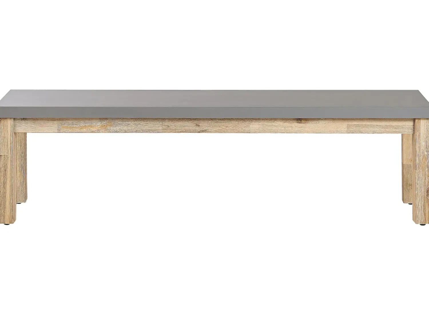 Outlet Beliani OSTUNI 160 cm Cemento Grigio Marrone Grigio