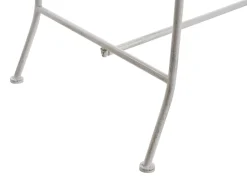 Outlet Beliani PAVIA 146 cm Metallo sporco Bianco