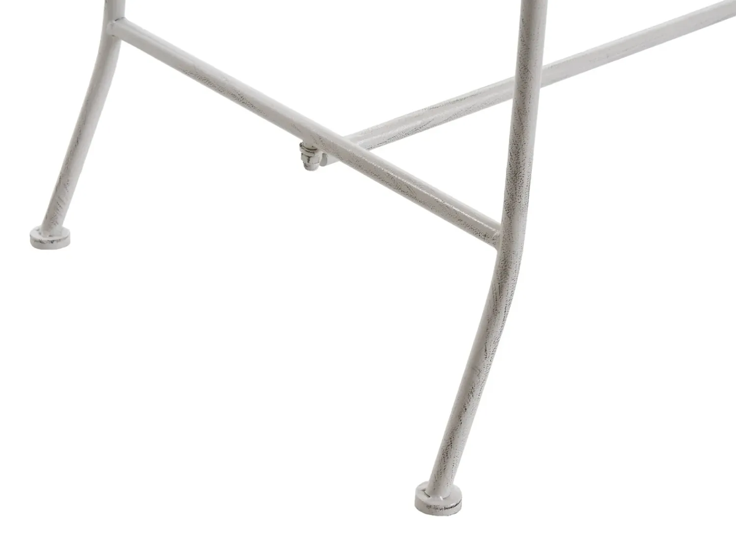 Outlet Beliani PAVIA 146 cm Metallo sporco Bianco