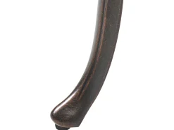 Hot Beliani Panchina da giardino PIURA 88 cm Metallo scuro Marrone
