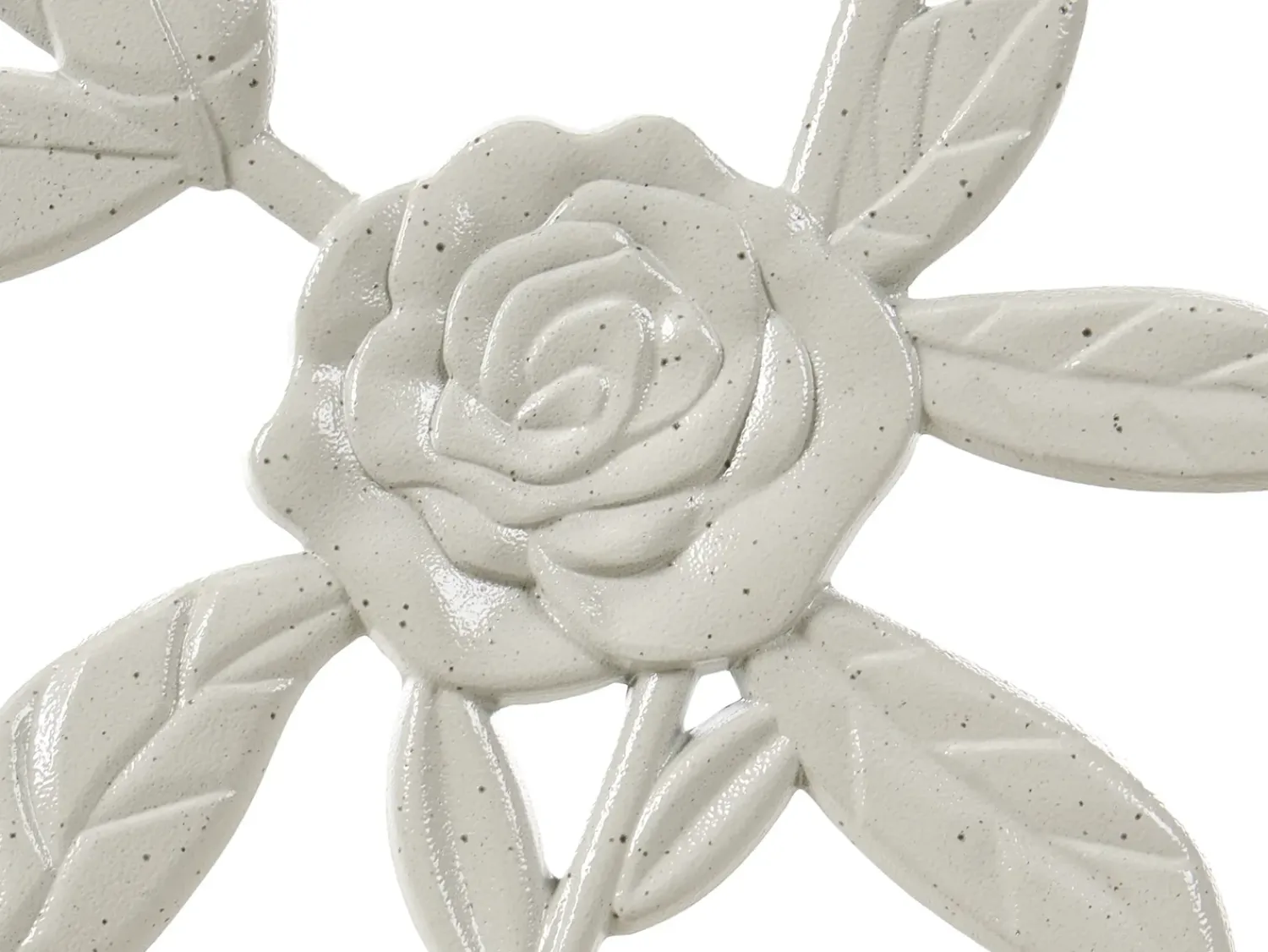 Online Beliani Panchina da giardino PIURA 88 cm Metallo Bianco