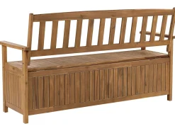 Best Beliani Panchina da giardino SOVANA con contenitore Legno d'acacia Marrone