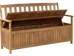 Best Beliani Panchina da giardino SOVANA con contenitore Legno d'acacia Marrone