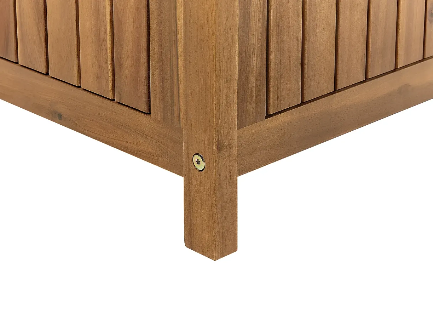 Best Beliani Panchina da giardino SOVANA con contenitore Legno d'acacia Marrone