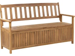 Best Beliani Panchina da giardino SOVANA con contenitore Legno d'acacia Marrone