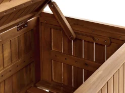 Best Beliani Panchina da giardino SOVANA con contenitore Legno d'acacia Marrone