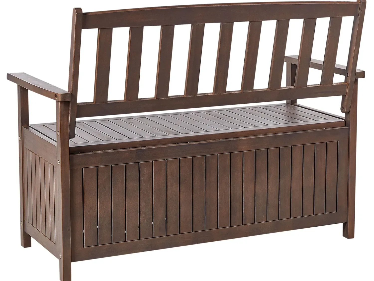 Hot Beliani SOVANA 120 cm con contenitore Legno d'acacia scuro Marrone