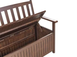 Hot Beliani SOVANA 120 cm con contenitore Legno d'acacia scuro Marrone