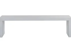 Outlet Beliani Panchina da giardino TARANTO 150 cm Cemento Bianco