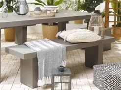 Discount Beliani TARANTO 150 cm Cemento Grigio