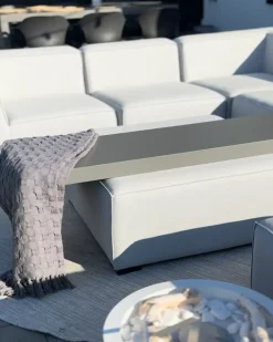 Outlet Beliani TARANTO 150 cm Cemento Grigio