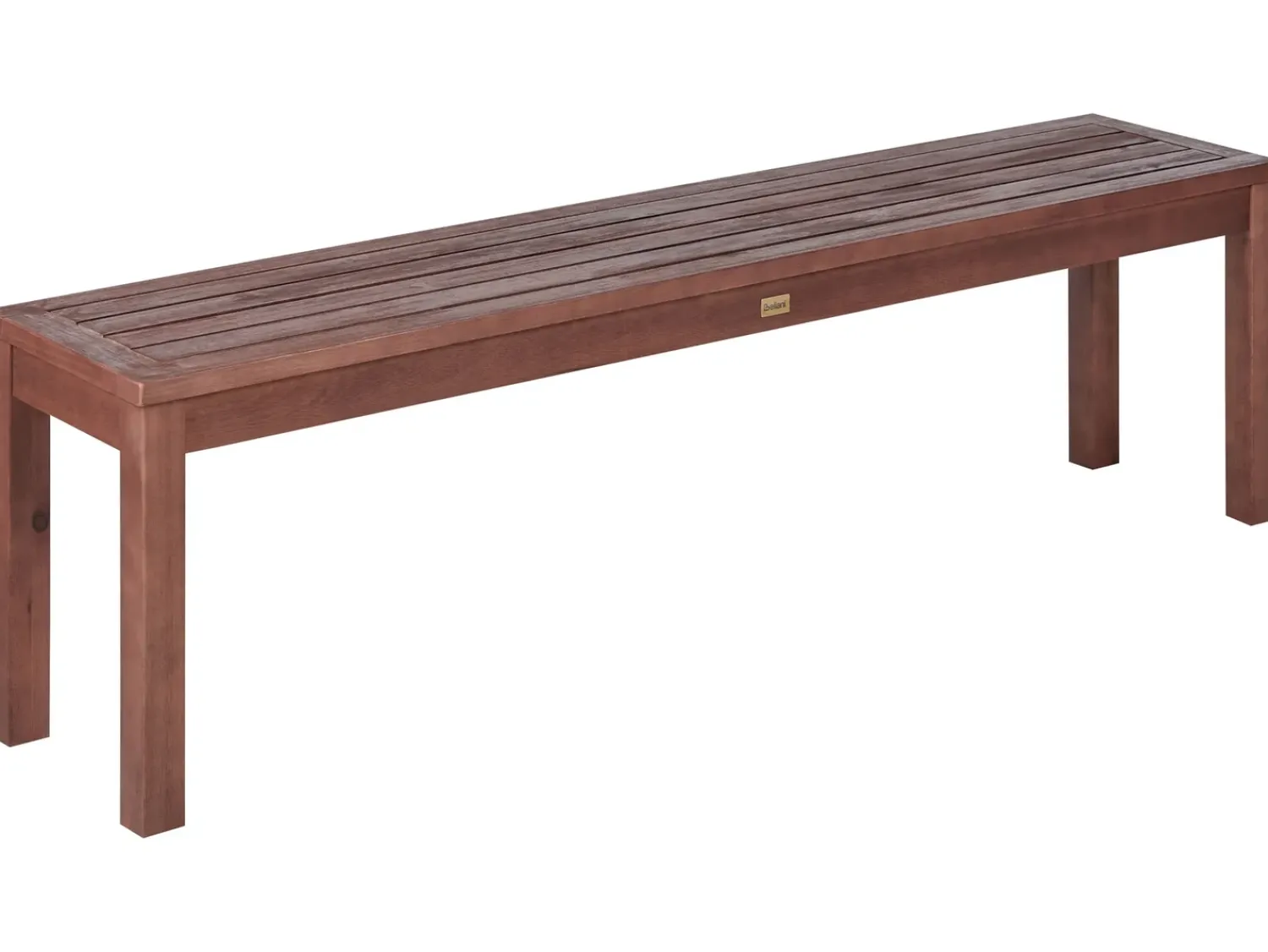 Beliani TUSCANIA 160 cm Legno d'eucalipto scuro Marrone