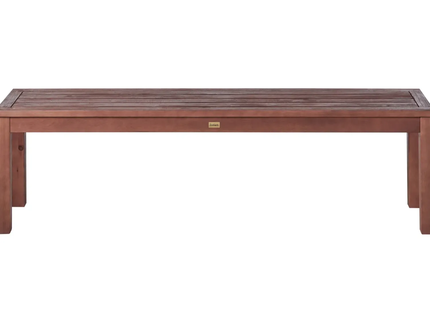 Beliani TUSCANIA 160 cm Legno d'eucalipto scuro Marrone