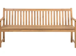 Beliani Panchina da giardino VIVARA Legno di acacia certificato chiaro Marrone