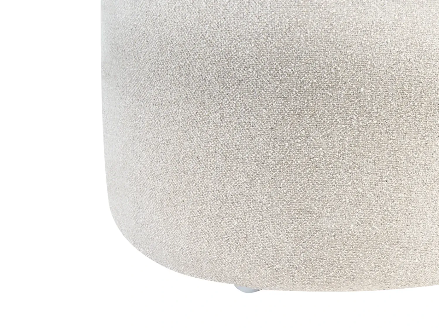Outlet Beliani Panchina DECORAH Bouclé chiaro Beige