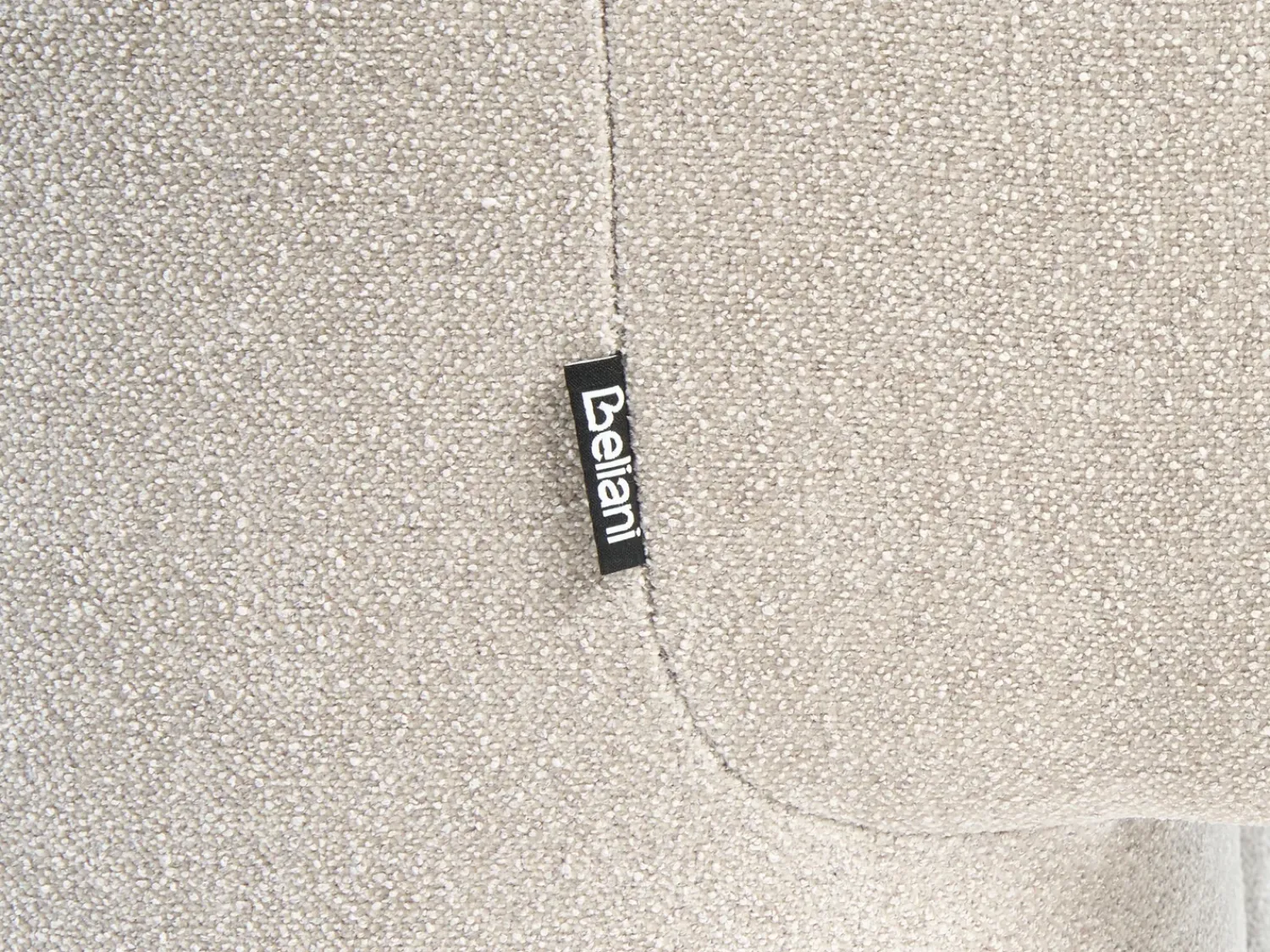 Outlet Beliani Panchina DECORAH Bouclé chiaro Beige