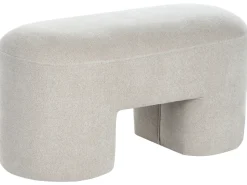 Outlet Beliani Panchina DECORAH Bouclé chiaro Beige