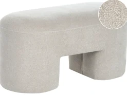 Outlet Beliani Panchina DECORAH Bouclé chiaro Beige