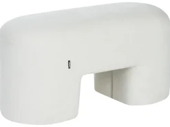 Clearance Beliani Panchina DECORAH Bouclé Bianco