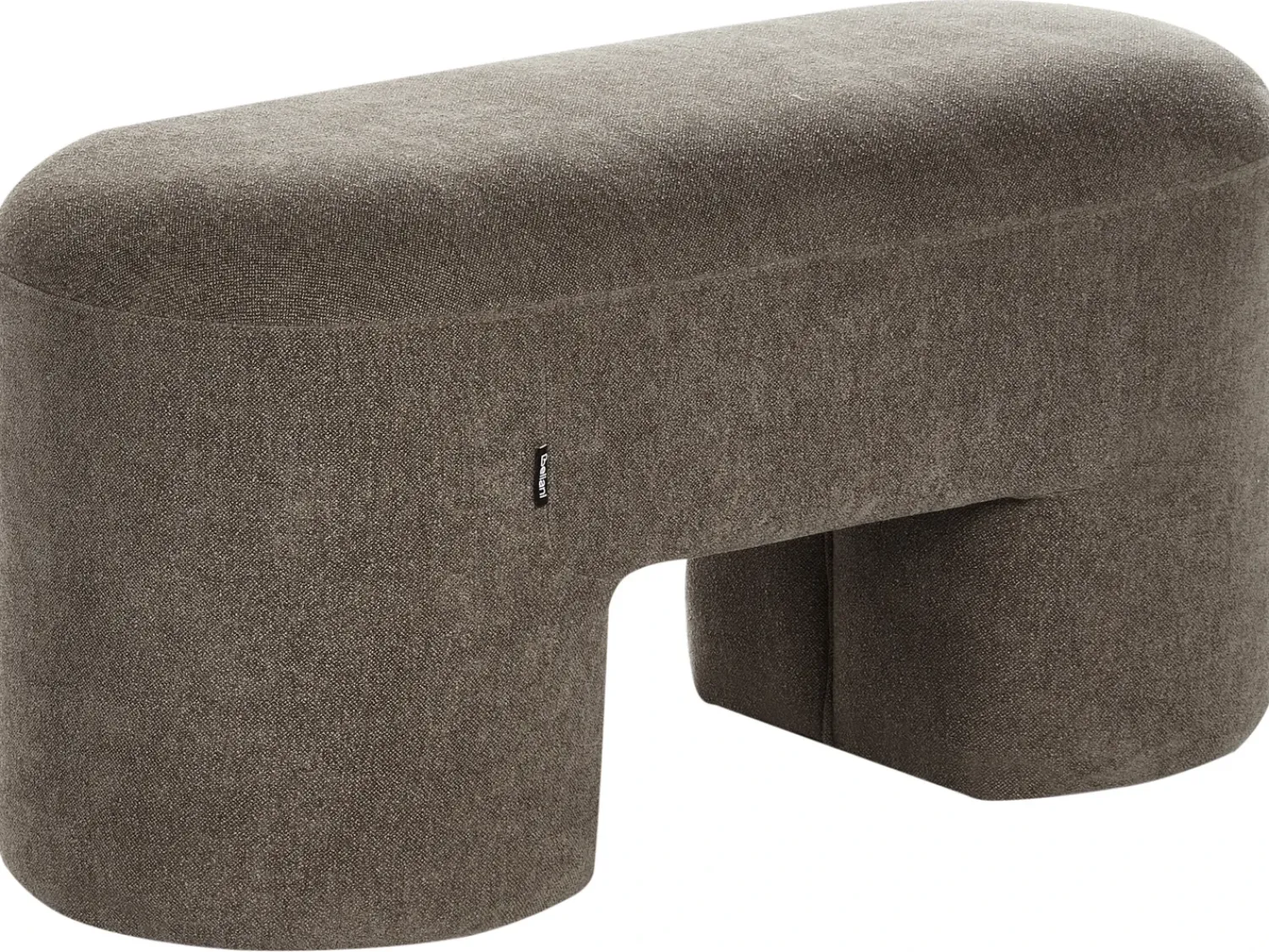 Outlet Beliani Panchina DECORAH Bouclé Marrone