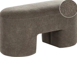 Outlet Beliani Panchina DECORAH Bouclé Marrone