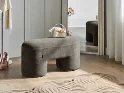 Outlet Beliani Panchina DECORAH Bouclé Marrone