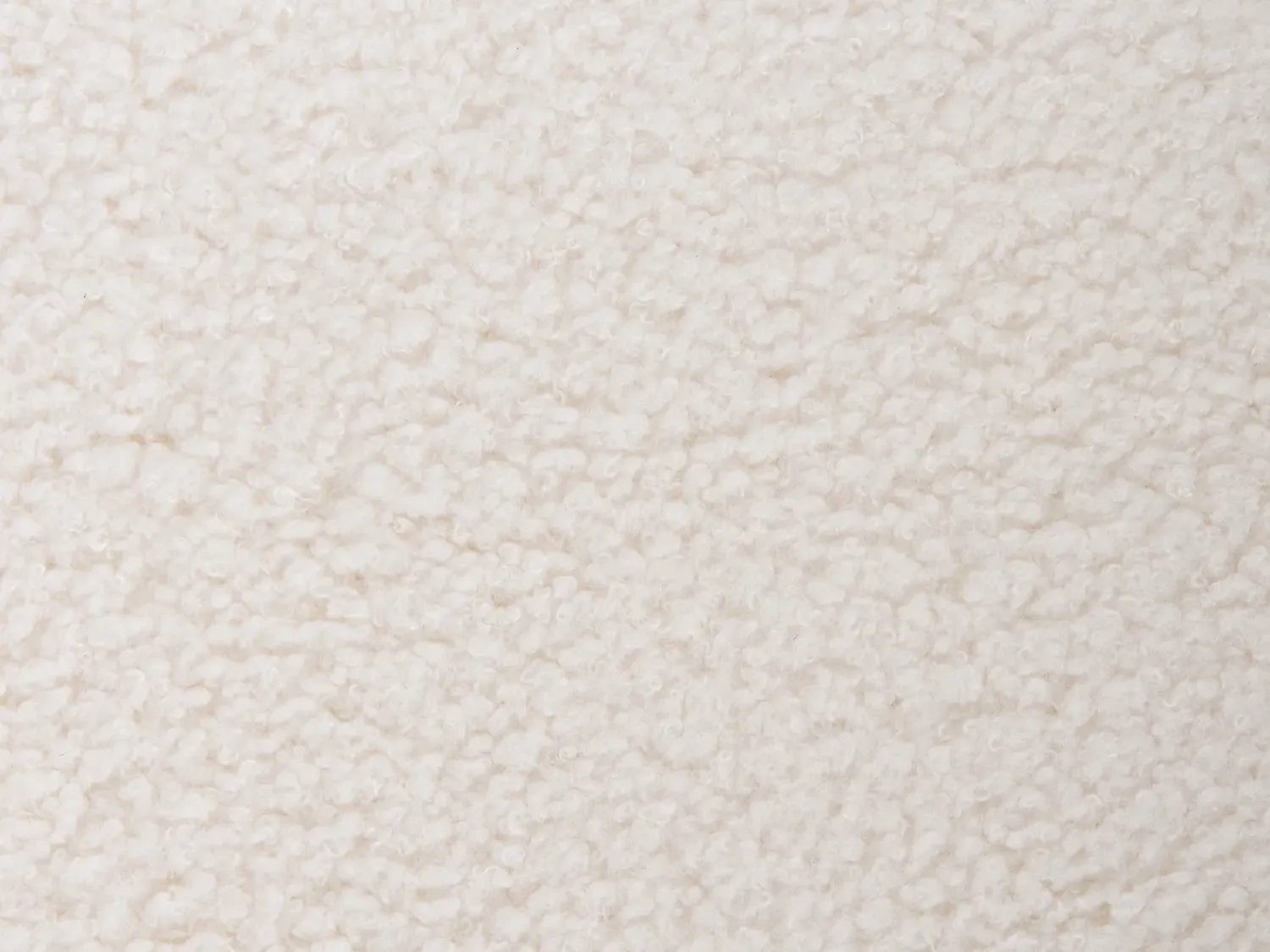 Clearance Beliani Panchina TAMRE Bouclé Bianco sporco/Marrone scuro Bianco Marrone