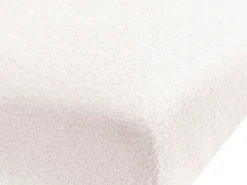 Clearance Beliani Panchina TAMRE Bouclé Bianco sporco/Marrone scuro Bianco Marrone