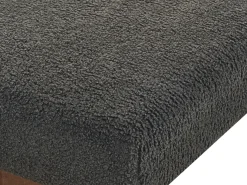 Hot Beliani TAMRE Bouclé Nero/Marrone scuro Marrone Nero