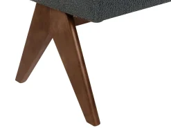 Hot Beliani TAMRE Bouclé Nero/Marrone scuro Marrone Nero